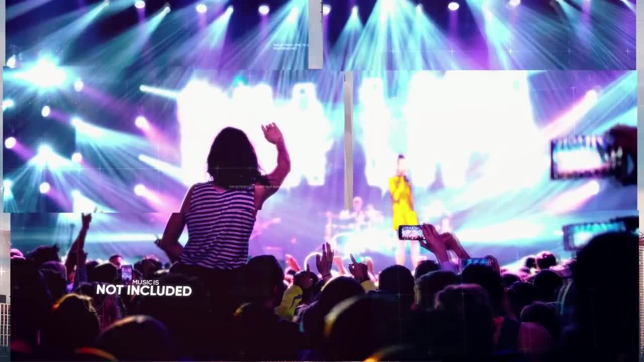 电子技术数字视差幻灯片素材库精选AE模板