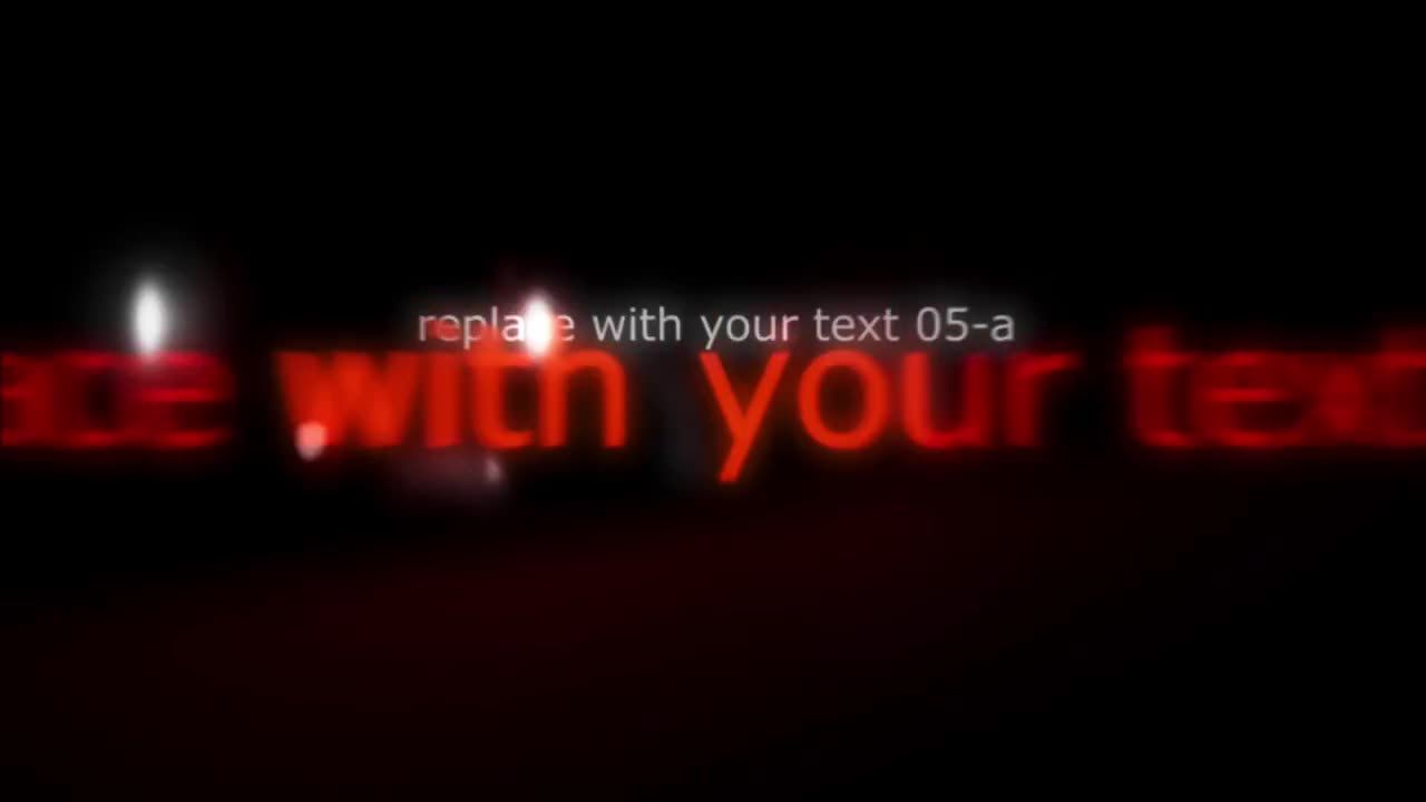 现代的AE电影模板