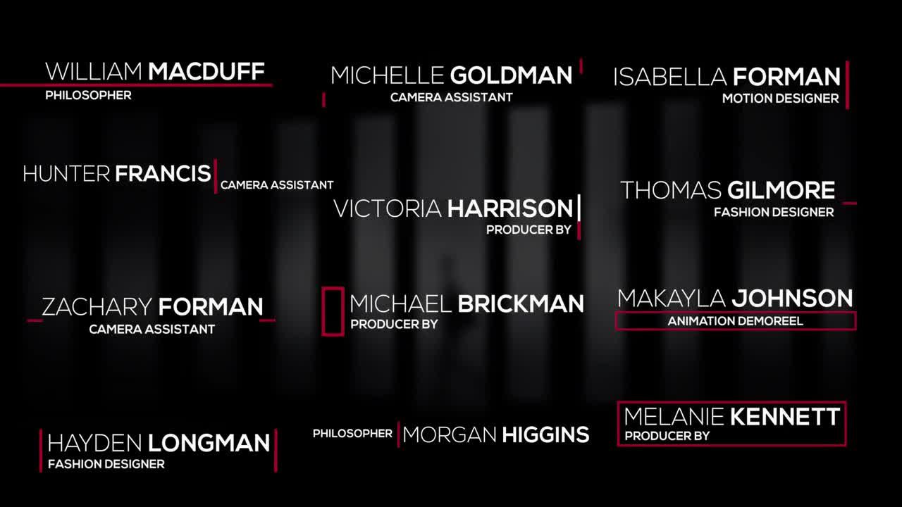 12个时髦全屏标题素材库精选AE模板