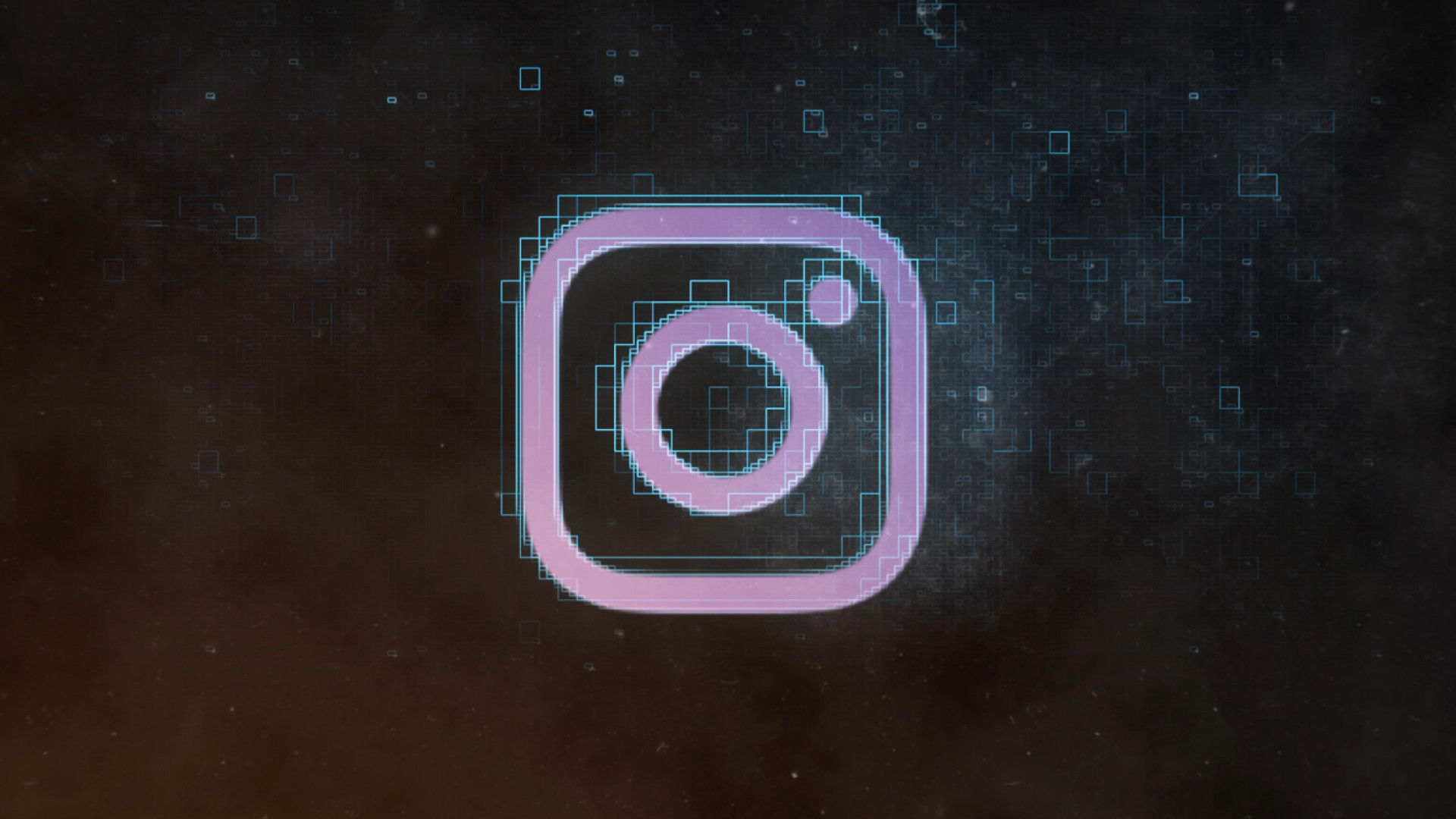 现代故障徽标显示素材库精选AE模板