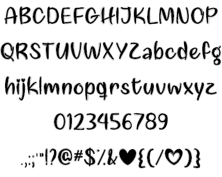 Love Like This font插图2 Love Like This font插图2