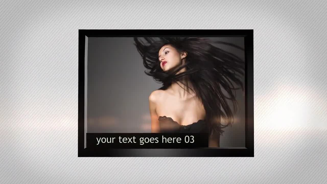 黑框logo动画展示素材库精选AE模板Frame Build