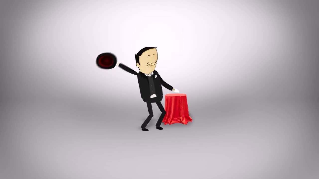 卡通动画魔术师儿童活动节目素材库精选AE模板