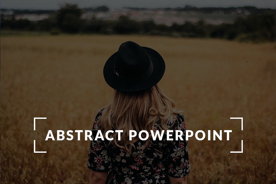 个人作品、团队&产品介绍幻灯片模板 Abstract Presentation插图