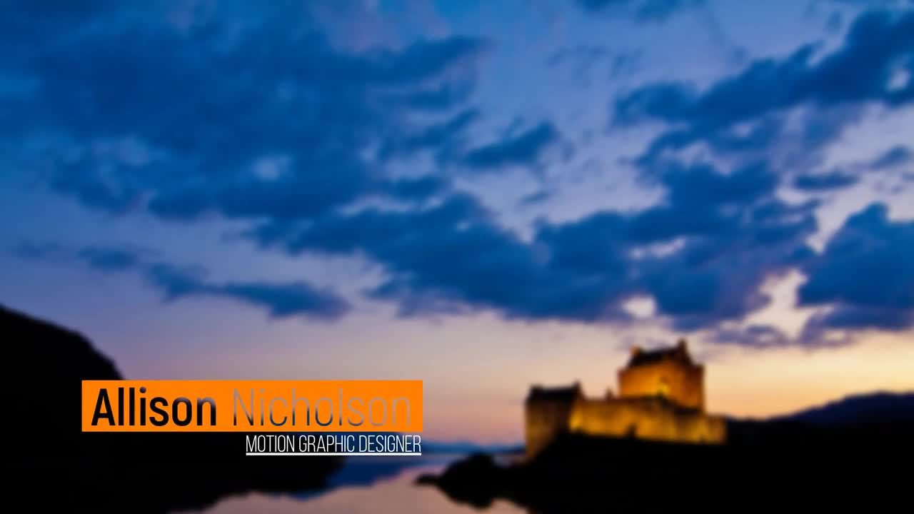 12个低三分之二动画时尚标题素材库精选AE模板