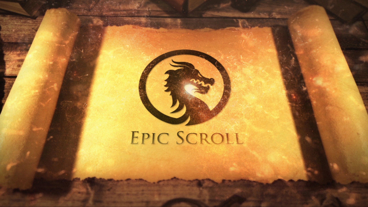 传奇史诗滚动徽标显示素材库推荐Pr模板