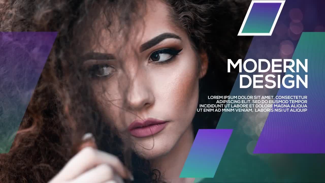 现代的过渡效果文本动画幻灯片展示素材库精选AE模板