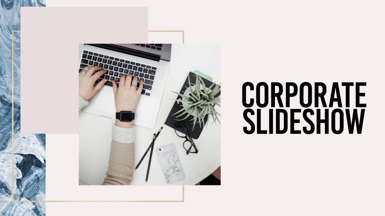 简洁的商业活动文本动画素材库精选pr模板