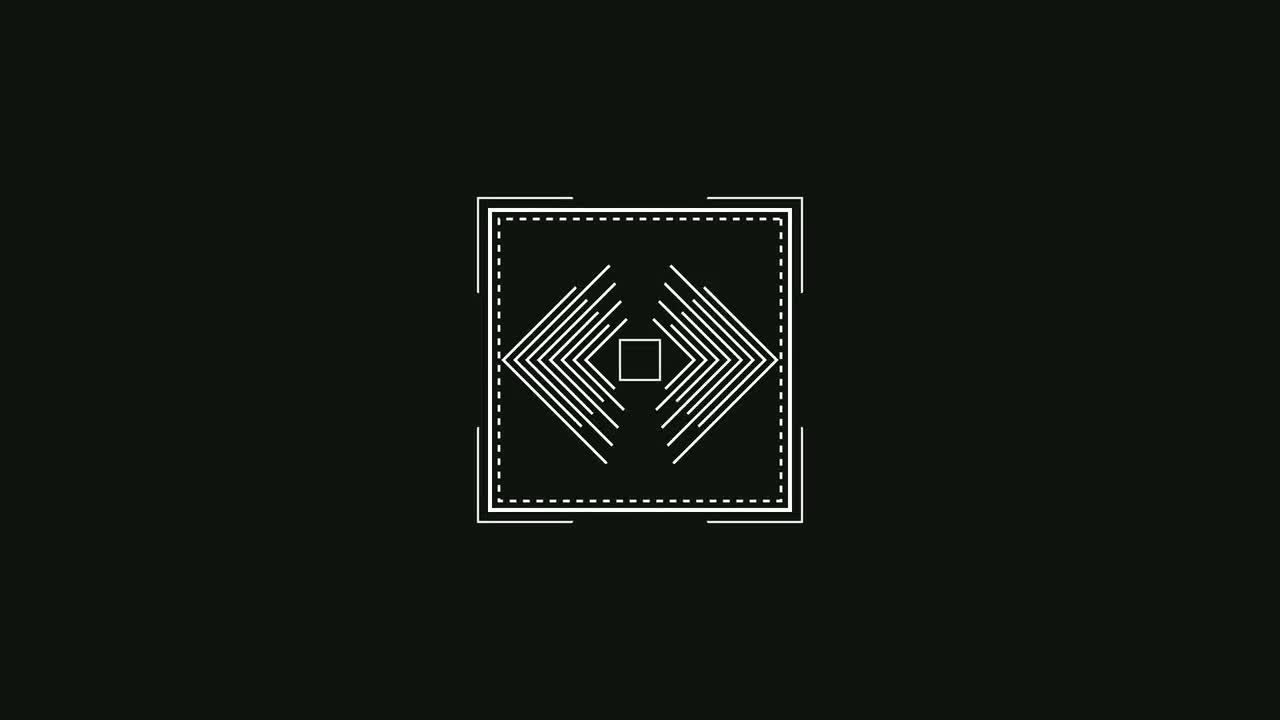 干净简洁的几何徽标显示素材库推荐PR模板