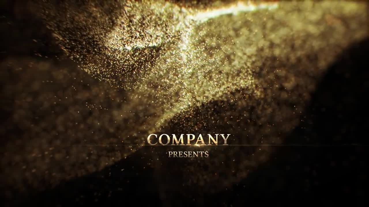 好莱坞风格金色标题素材库精选AE模板