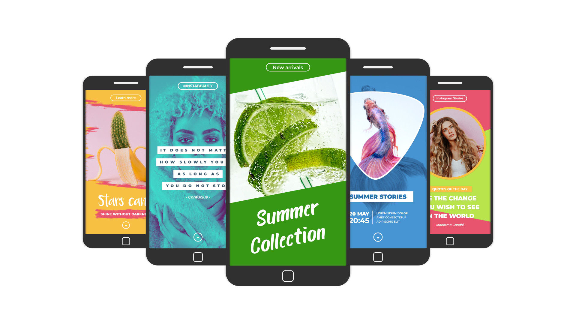 20个最初设计和创造性动画的Instagram故事素材库精选AE模板