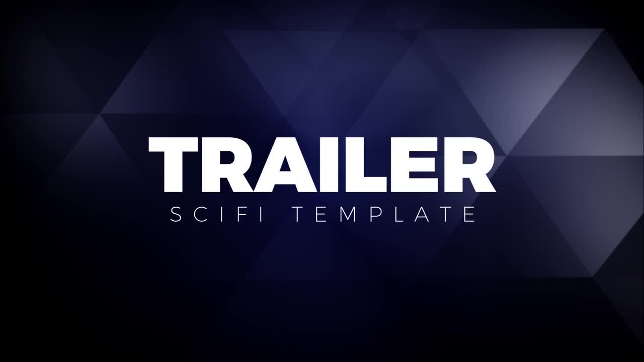 预告片标题科幻动画素材库精选AE模板