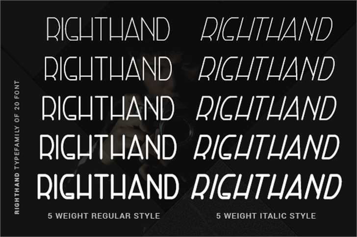 Right Hand font插图1 Right Hand font插图1