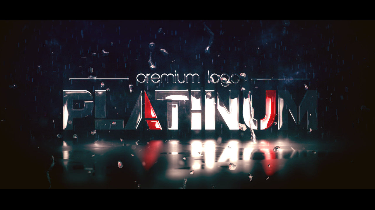 史诗般的白金徽标展示动画素材库精选AE模板