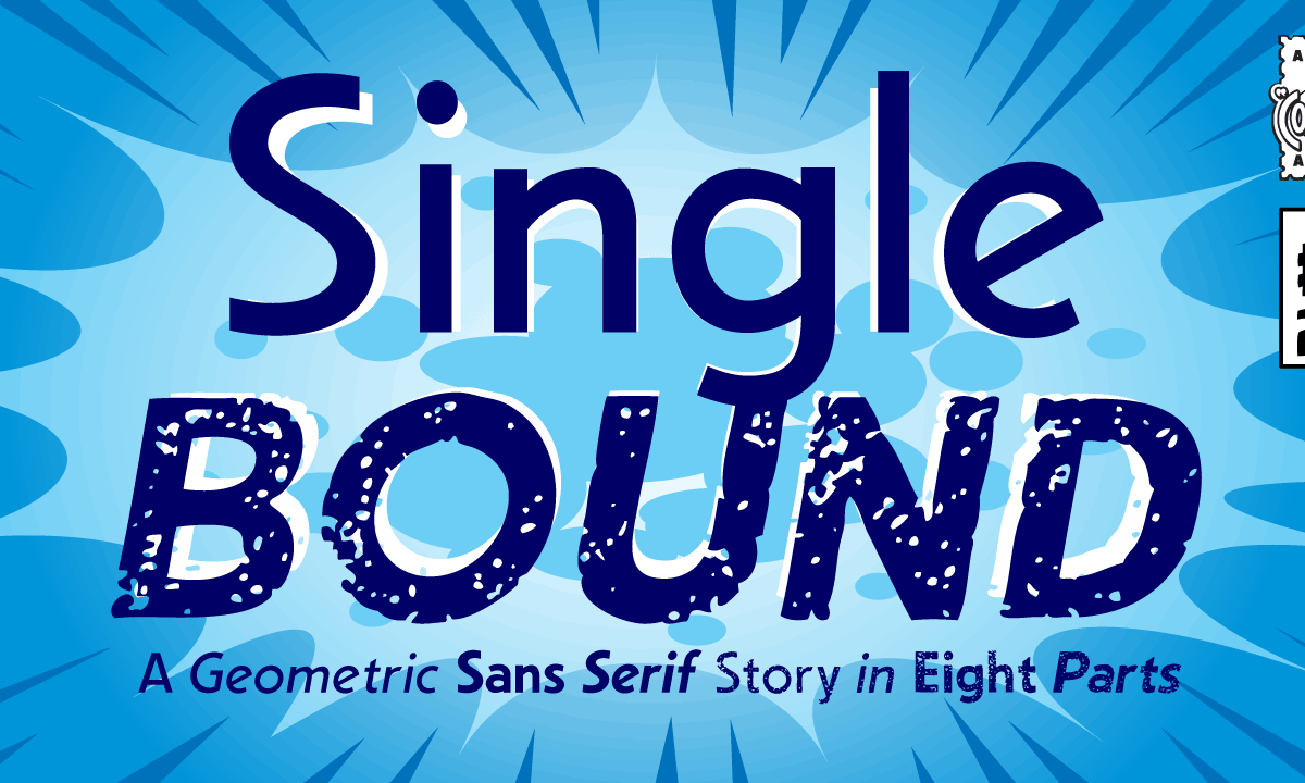 Single Bound Font Family素材之家精选英文字体