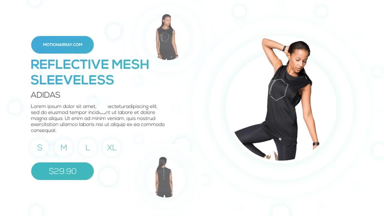 外观简洁且具有动画效果的素材库精选AE模板