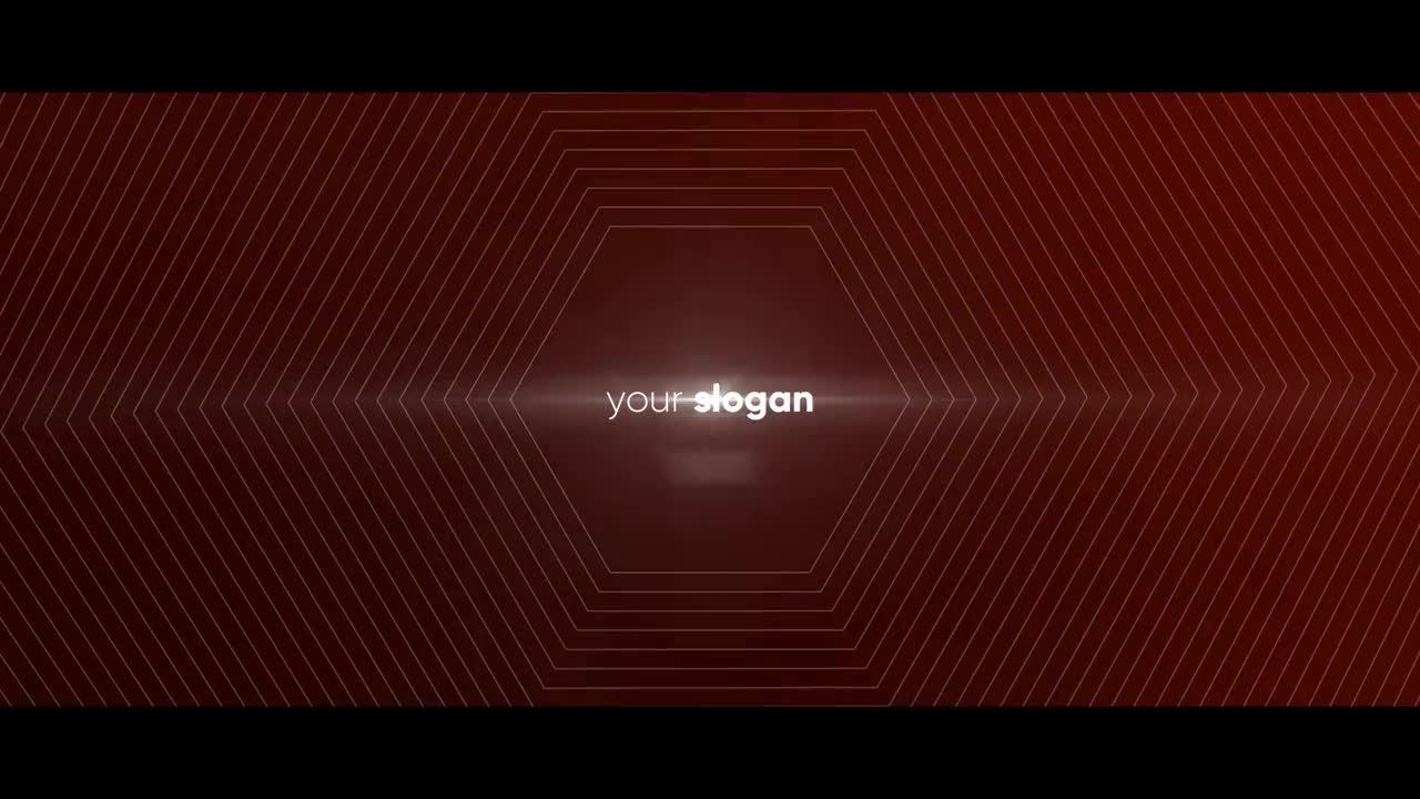 具有时尚动画背景的抽象几何标题素材库推荐Pr模板