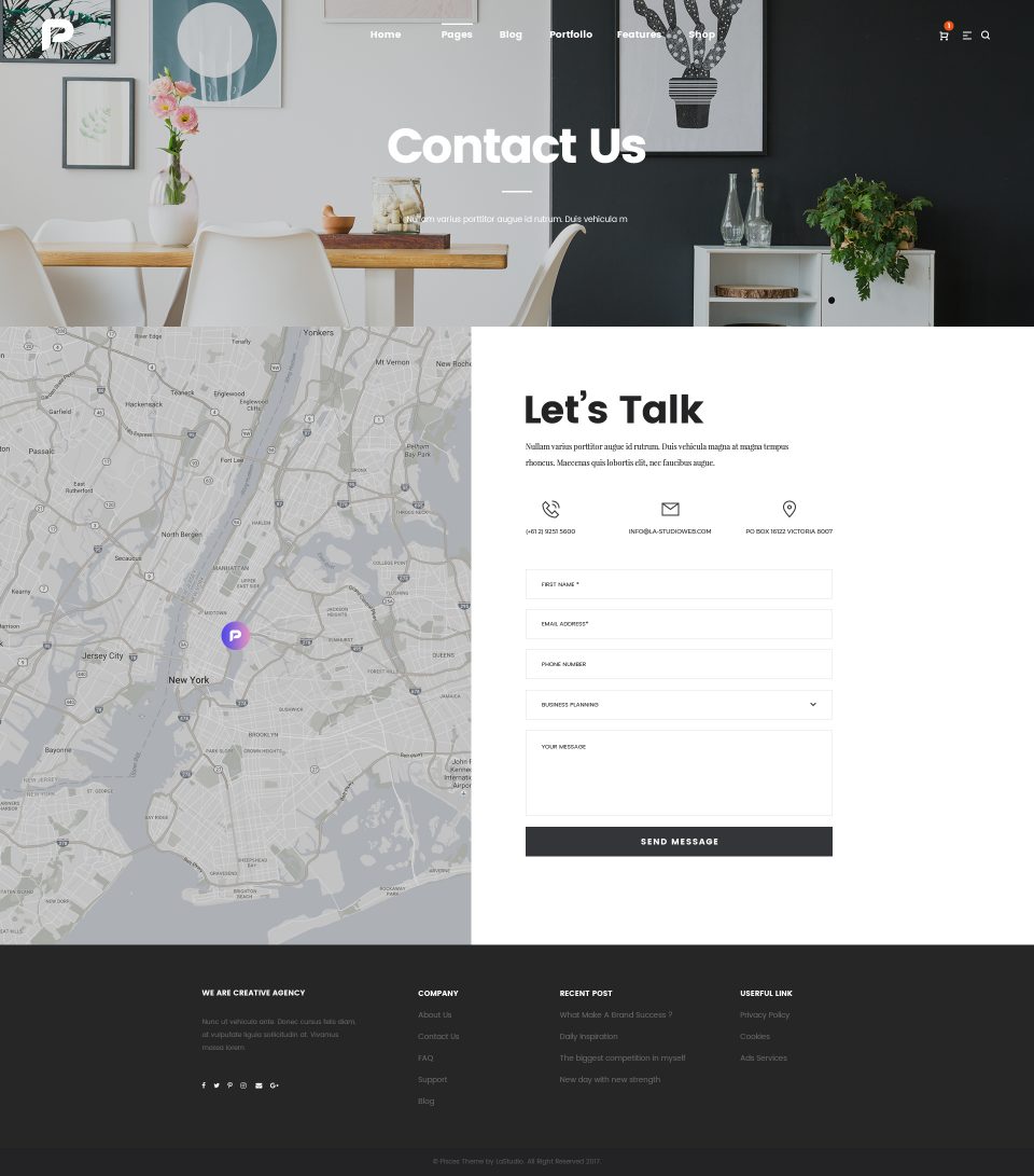 高质量网站全套 PSD 模板素材库精选 Pisces-Multi Concept PSD Template插图(4)
