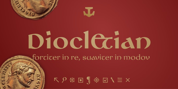 Diocletian Typeface Font素材之家精选英文字体