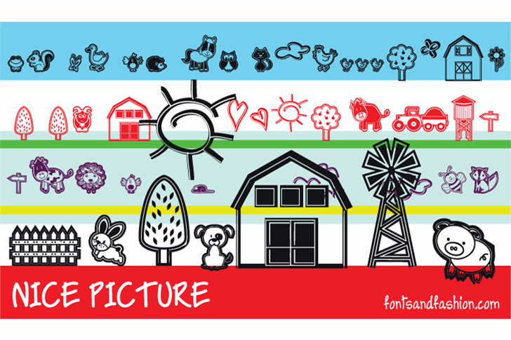 nice picture font插图 nice picture font插图