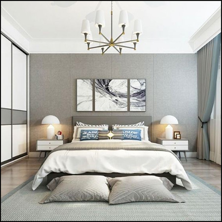 现代简约卧室素材之家精选3D模型
