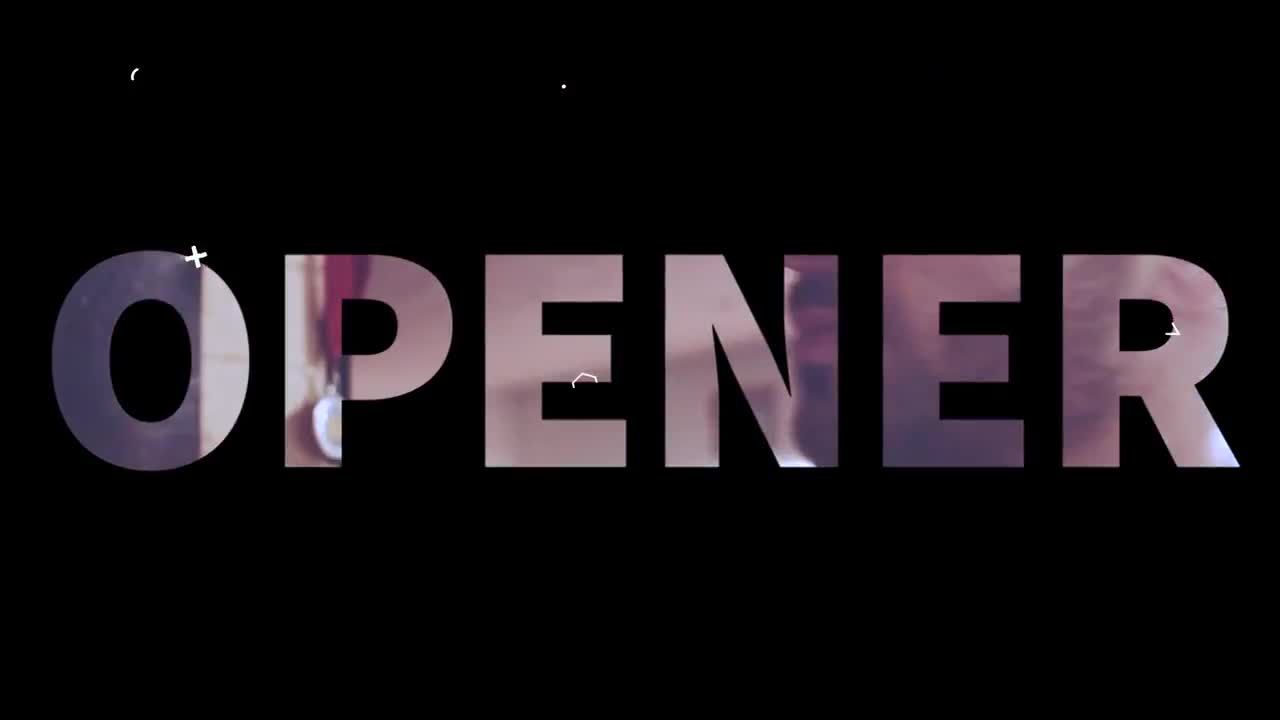 现代设计失真特效体育开场视频素材库推荐PR模板