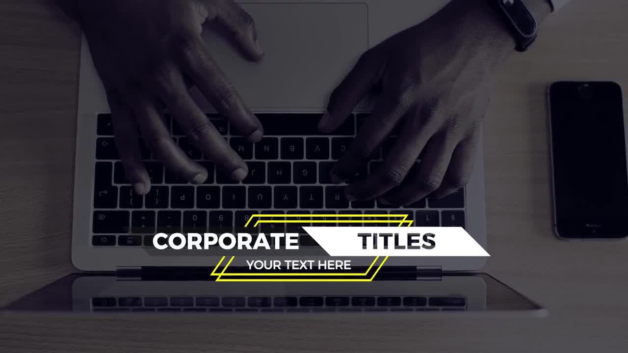 未来的企业标题素材库精选pr模板