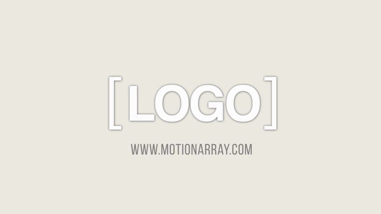 最小页面翻转徽标素材库精选AE模板