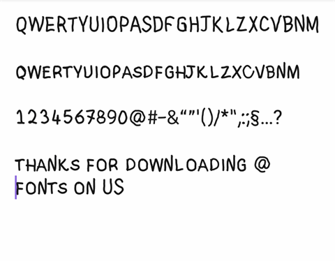 Thin IQ font素材之家精选英文字体