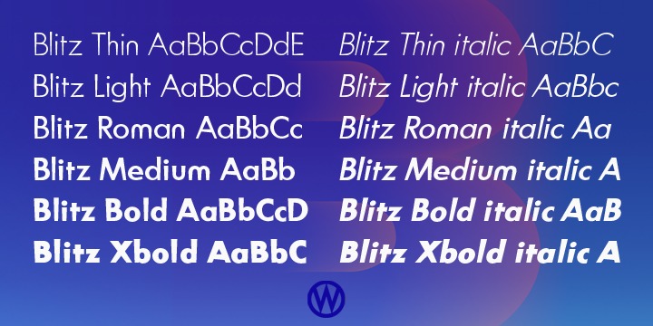 Blitz Font Family插图1