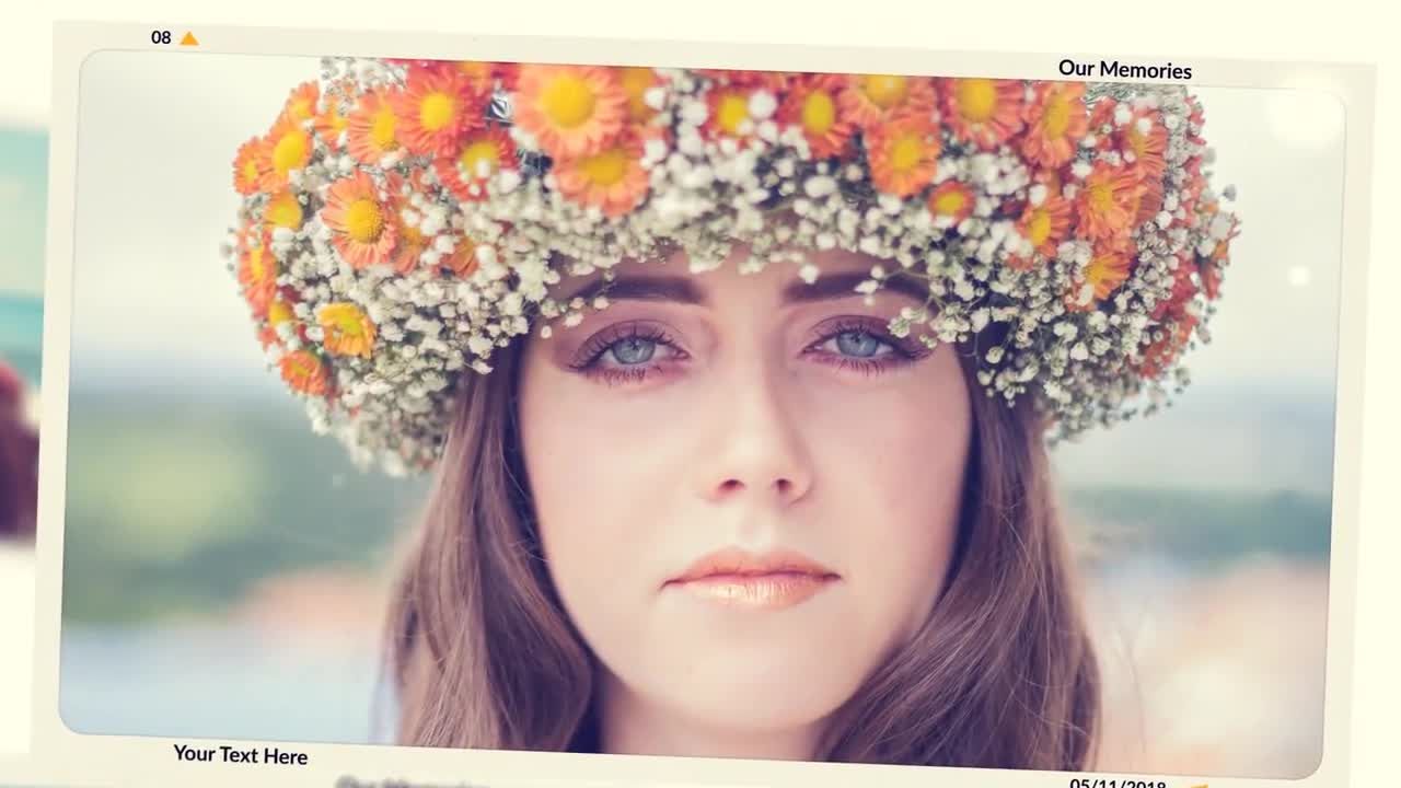 我们的回忆动画相框素材库精选AE模板