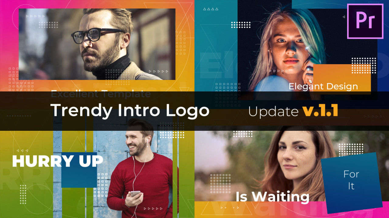 优秀的现代时尚开场logo动画素材库推荐PR模板