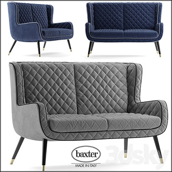 baxter双人沙发素材之家精选3D模型