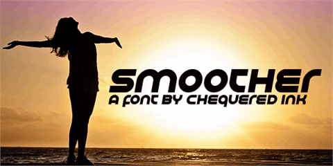 Smoother font素材之家精选英文字体