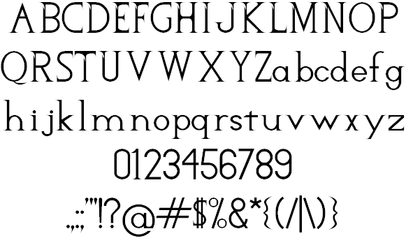 Rachel's Requiem font插图3 Rachel's Requiem font插图3