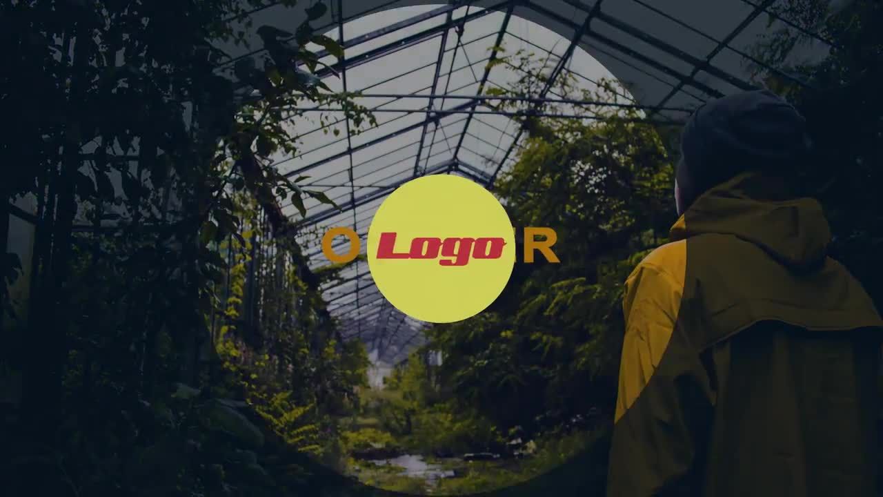 快速幻灯片徽标过渡效果素材库精选AE模板