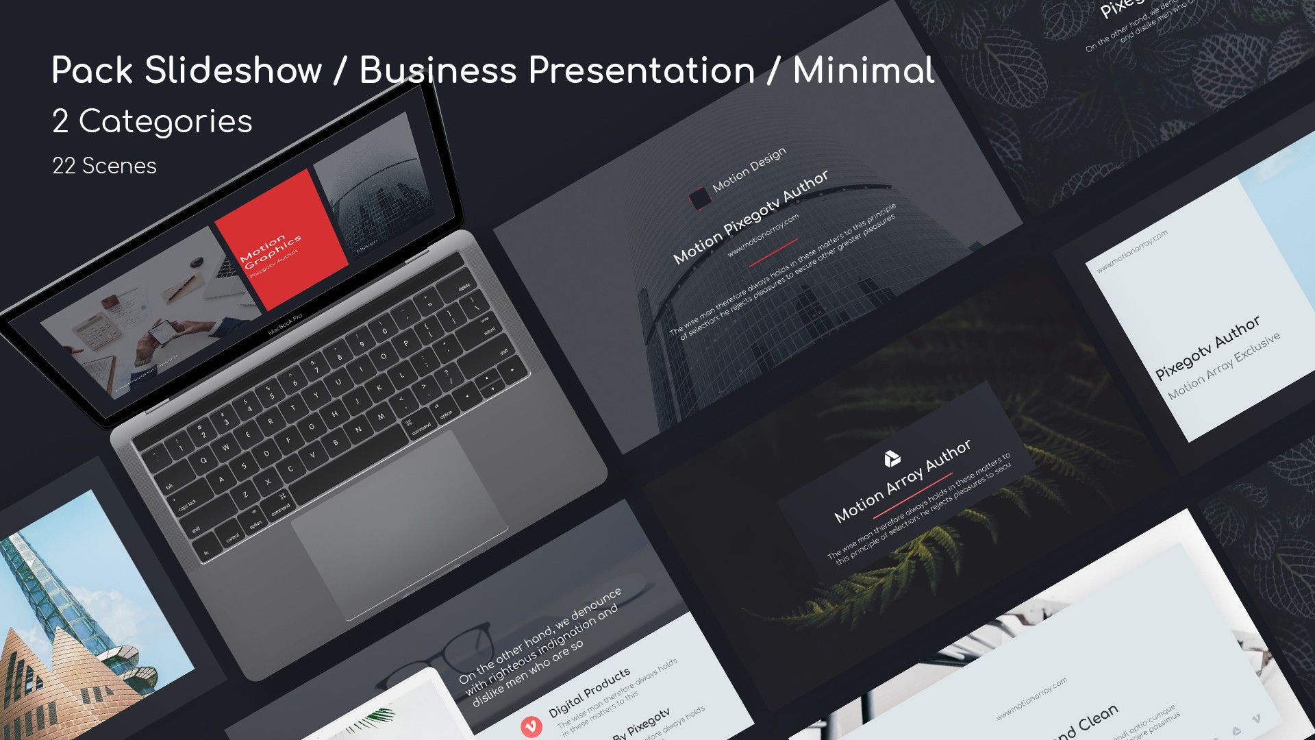 易于使用的超现代素材库精选AE模板