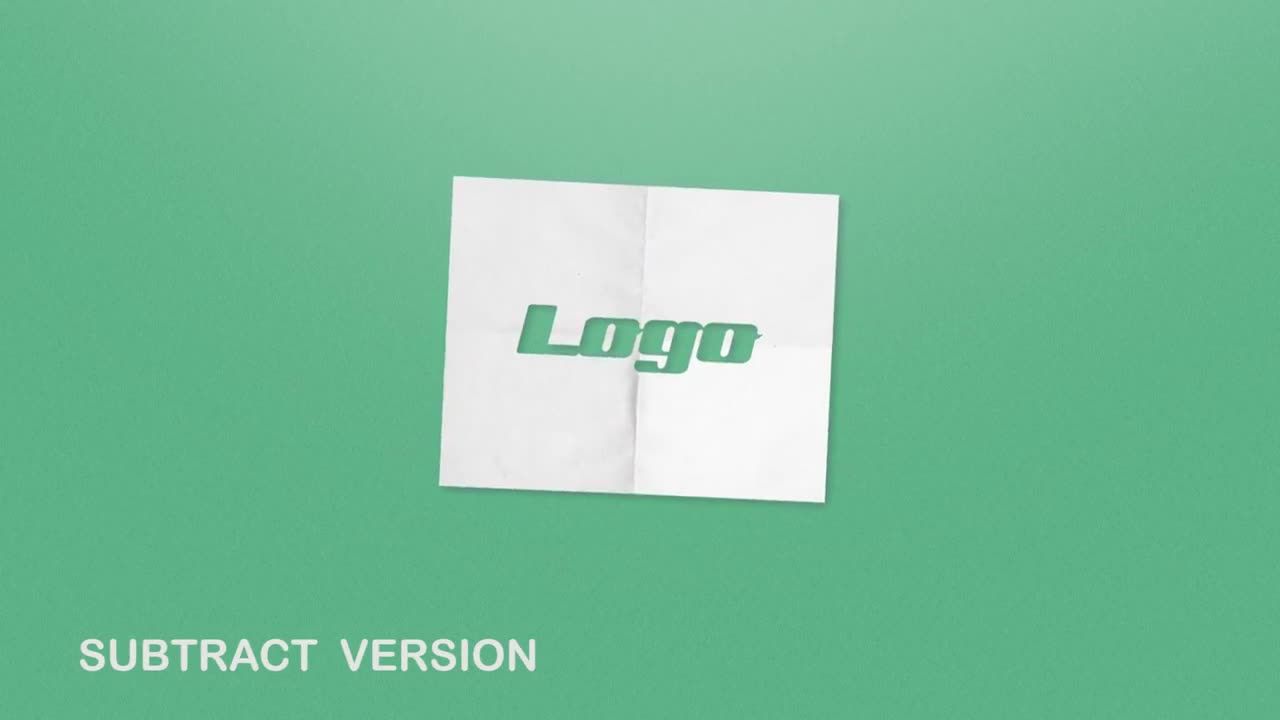 3个动画版本的剪纸素材库精选AE模板