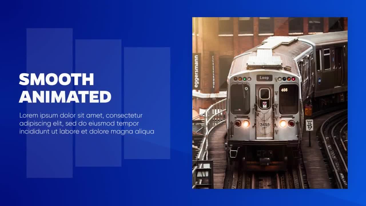 时尚简单的成长业务演示素材库精选AE模板