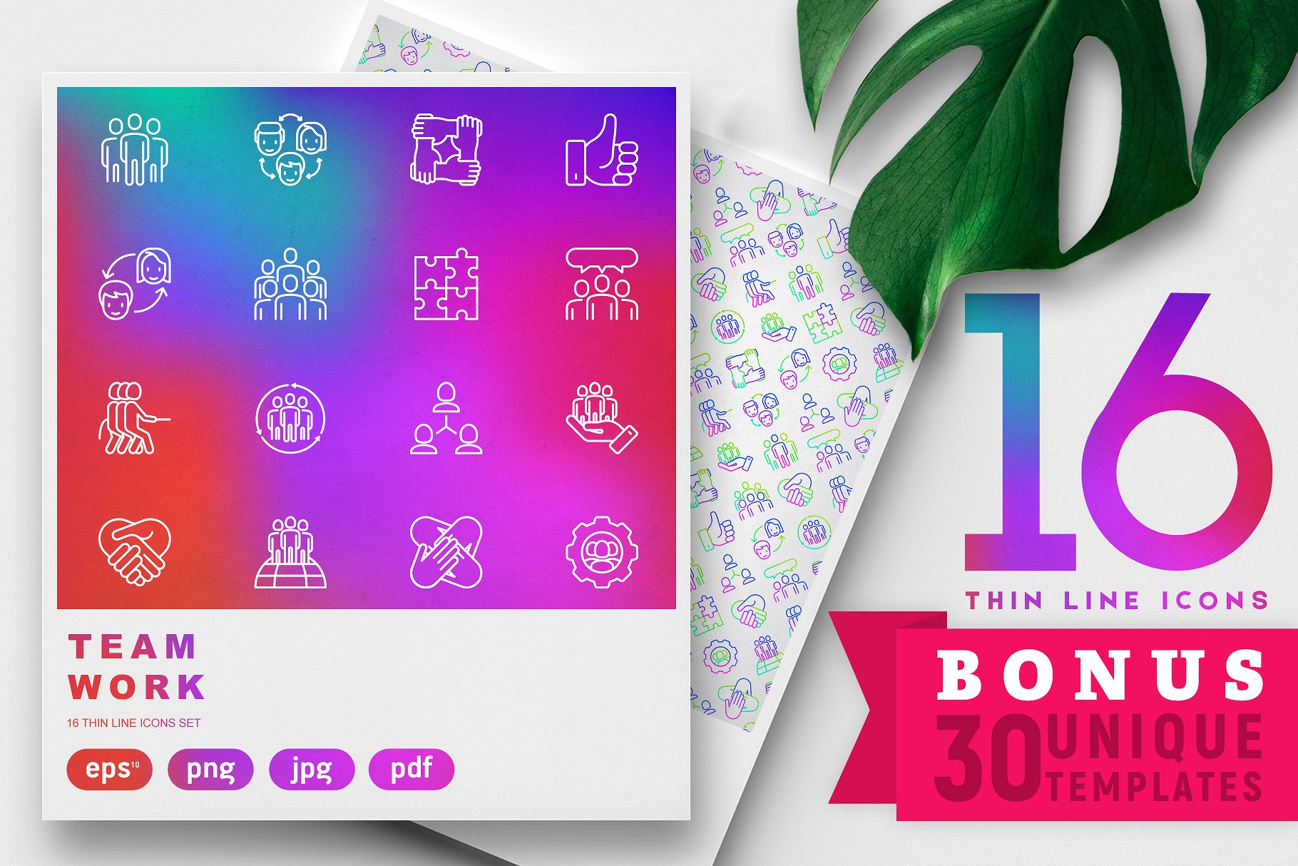 团队合作的矢量图标合辑下载[eps,png,jpg]插图