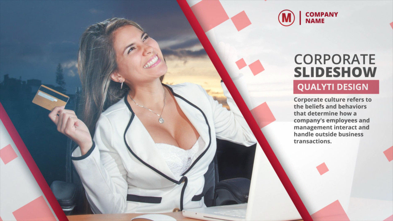 企业幻灯片放映介绍ae模板