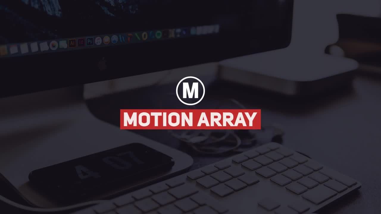 12个完全可定制彩色标题素材库精选AE模板