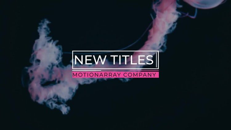 现代大标题包ae模板