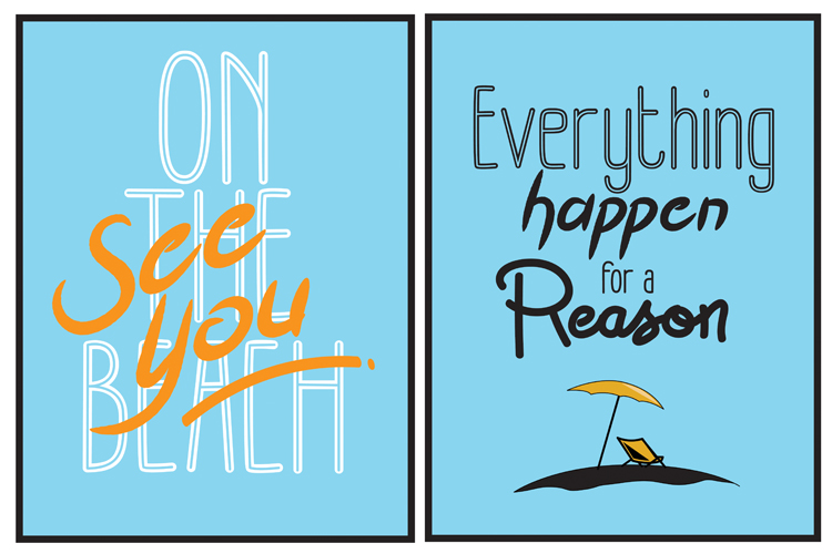 Holiday Summer Beach Font插图4