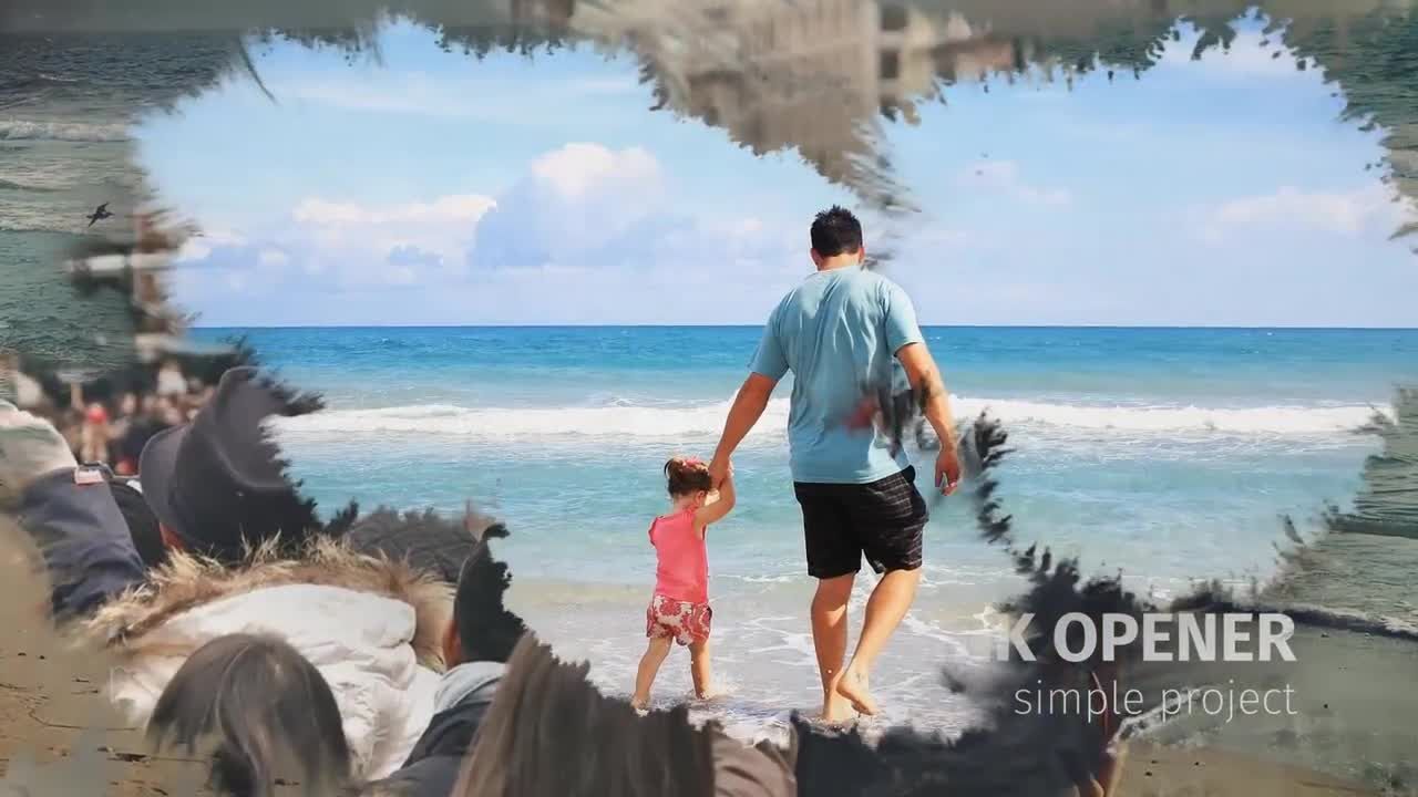 AE墨水散开动画效果模板