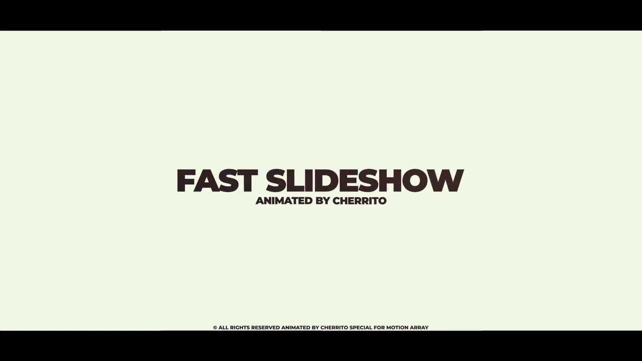 时尚设计的快速幻灯片放映动画素材库精选AE模板