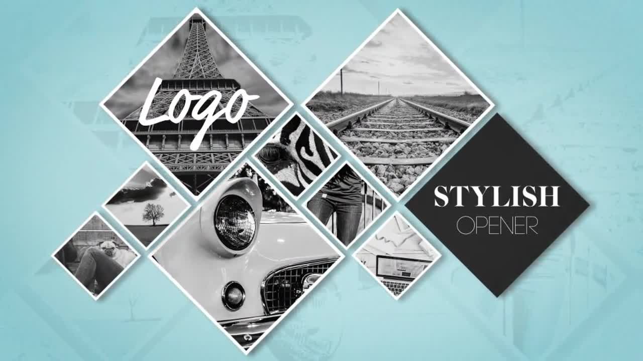 现代公司标志转场过渡效果素材库精选AE模板