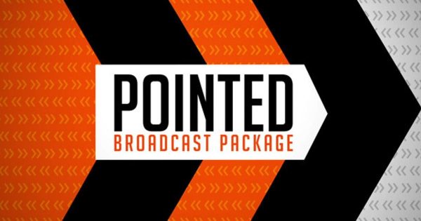 新闻时事节目视频素材库精选AE模板 Pointed Broadcast Package