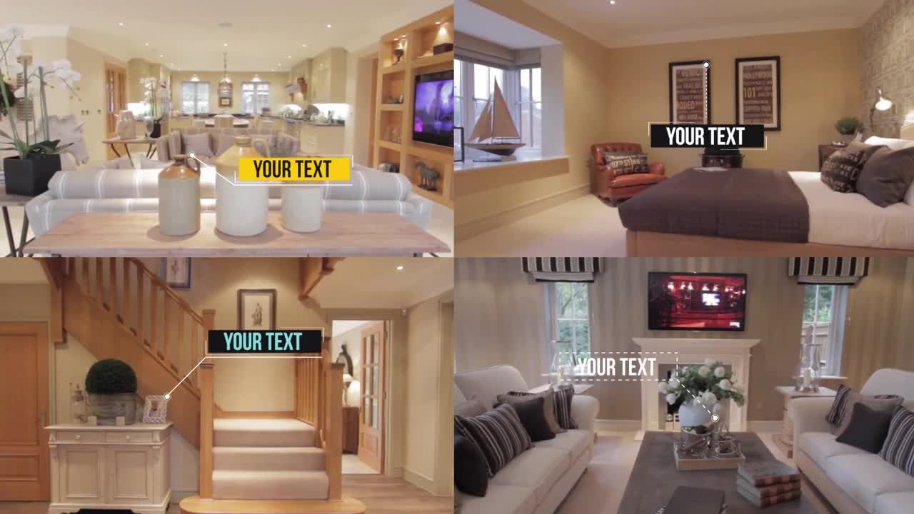 整洁动态动画素材库推荐PR模板