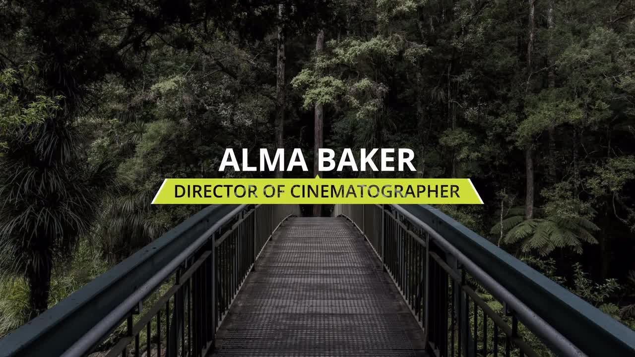 10个独特动态动画的全屏标题素材库精选AE模板